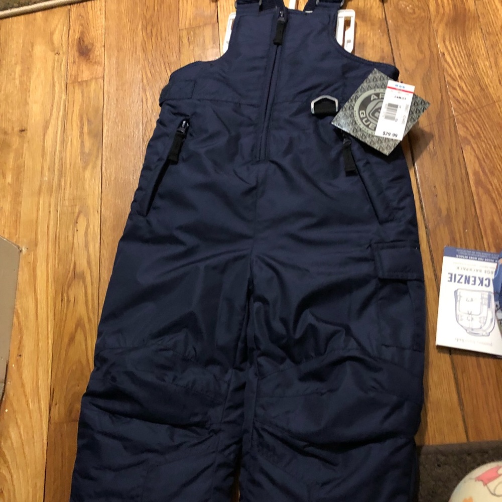 NWT! Snow bib navy blue size 2t